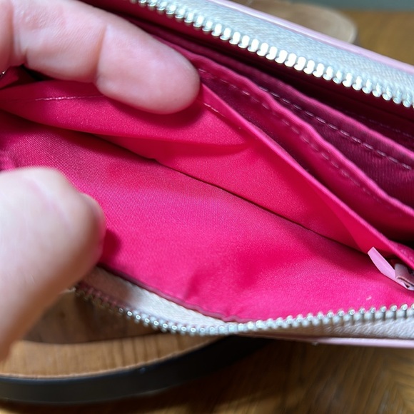 COACH Floral Crossgrain Wallet/Wristlet - Picture 11 of 14